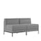 Flash Furniture 2 Piece Gray LeatherSoft Modular Lounge Set ZB-IMAG-MIDCH-2-GY-GG - alternate 6